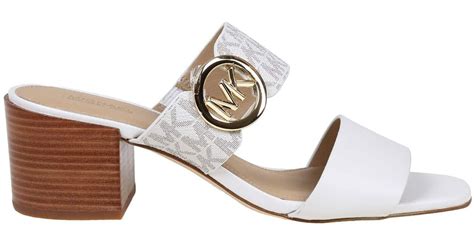 michael kors summer mid sandals|michael kors sandals size 5.